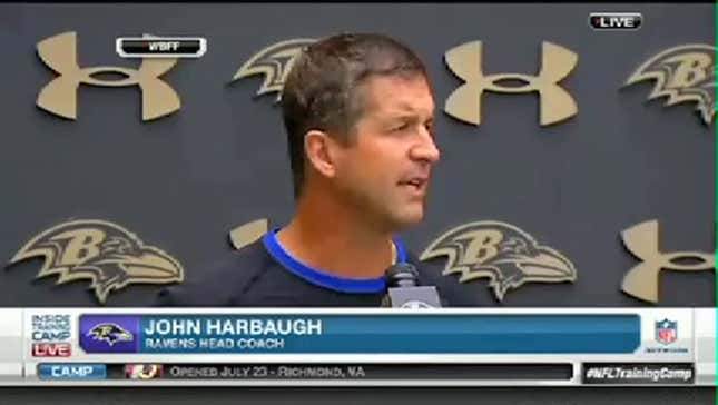 John Harbaugh Sees Ray Rice's Suspension As A Good Lesson For Kids