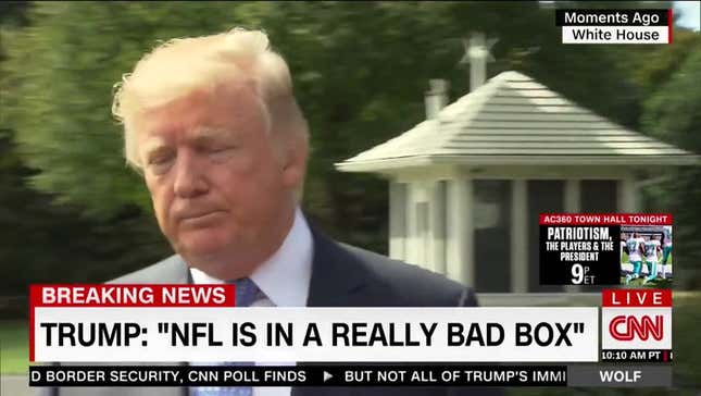 The President Continues To Babble About The NFL