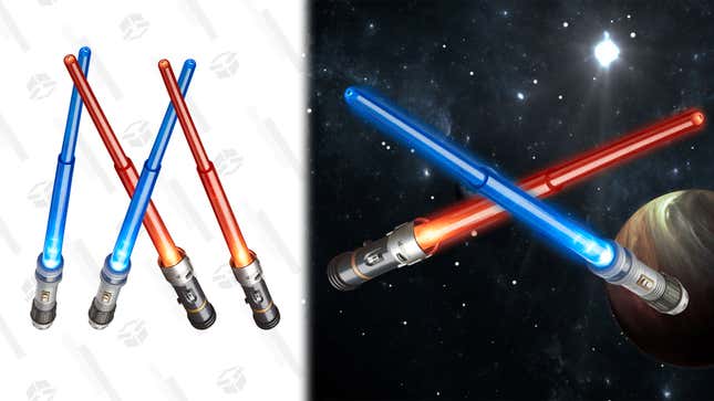 4-Pack of Star Wars Jedi and Sith Apprentice Lightsabers | $14 | Meh