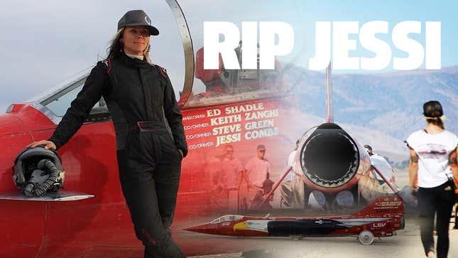 Image for article titled Jessi Combs&#39; Jet Car Wreck Blamed On Wheel Failure At 550 MPH