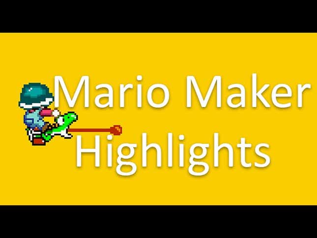 Watch Me Play <i>Super Mario Maker</i>