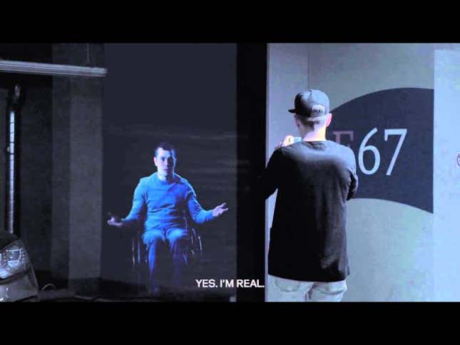 In Russia, Holograms Tell Asshats Not To Park In Disabled Spots