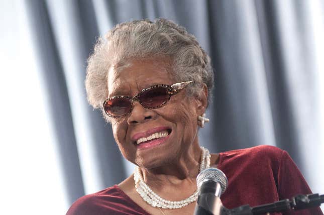 Maya Angelou speaks during the AARP Magazine’s 2011 Inspire Awards December 9, 2010 in Washington, DC. 