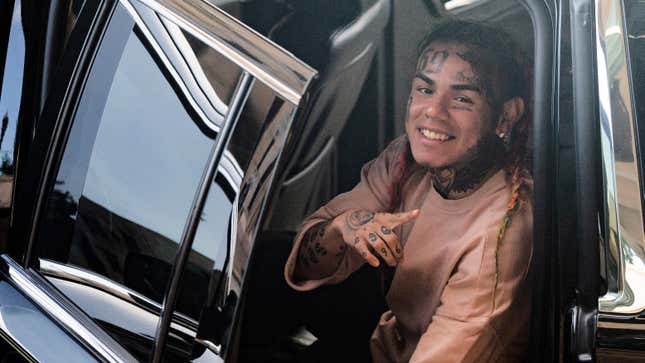 Tekashi69, real name Daniel Hernandez and also known as 6ix9ine, Tekashi 6ix9ine, Tekashi 69, leaves after his arraignment on assault charges in County Criminal Court #1 on Aug. 22, 2018, in Houston.