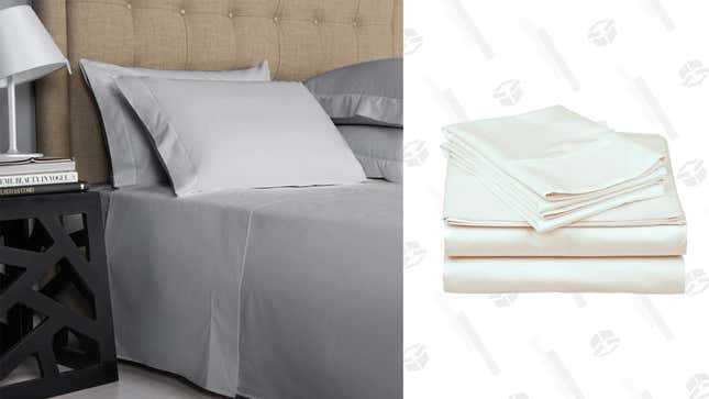 1000-Thread-Count 100% Egyptian Cotton Bed Sheets, Queen | $54 | Amazon