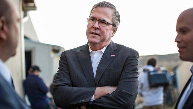 Image for article titled Advisors Hopeful Jeb Bush Finally Has Momentum To End Campaign
