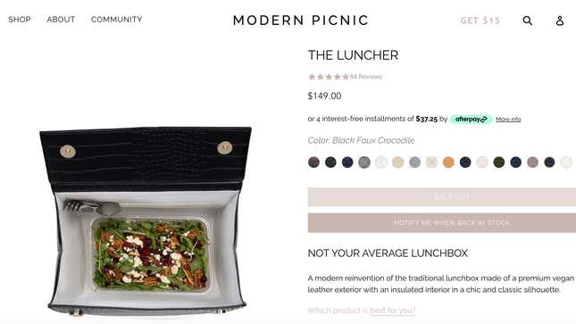 Image for article titled Should I Buy This Luxury Lunchbox, or Is This My Pandemic Brain Speaking?