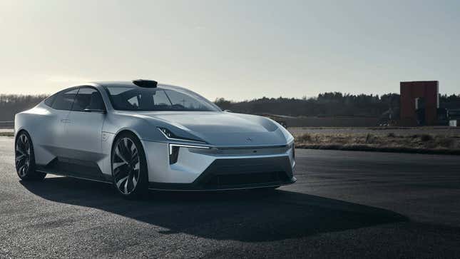 Image for article titled The Recycled Materials In The Polestar Precept Concept Are 50 Percent Lighter Than Normal Plastic