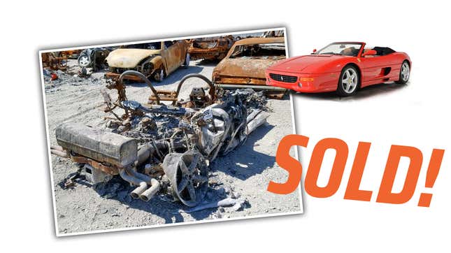 Image for article titled Someone Just Scored this Sweet-Ass 1999 Ferrari F355 at Auction and I Bet You&#39;re Jealous as Hell