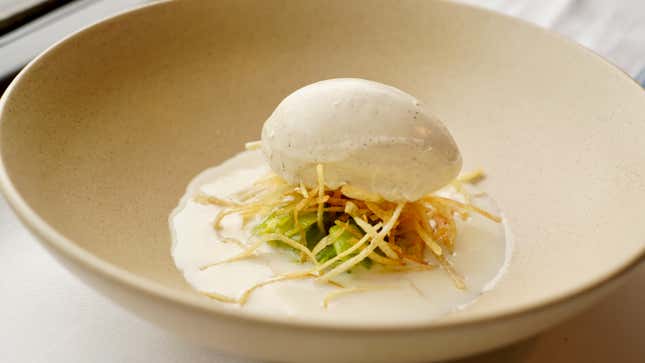 Image for article titled Combine potato soup and ice cream for an extra fancy serving of French fries and Frosty