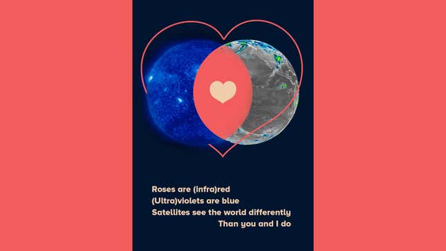 Image for article titled Make Your Loved One Swoon With NOAA&#39;s Adorable Satellite-Themed Valentines
