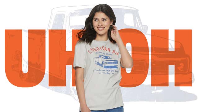 Image for article titled Kohl&#39;s Is Selling a T-Shirt with a Truck on It That Could Inspire Fights and Riots