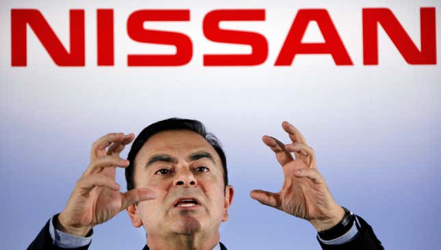 Image for article titled Carlos Ghosn Rumored To Escape House Arrest By Hiding In Instrument Case