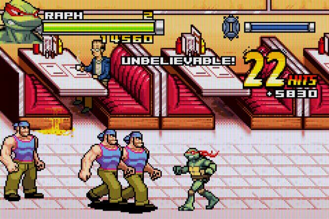 Rafael approaches three surly sailors in a retro-style diner.