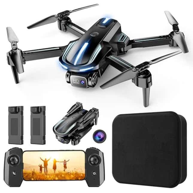 Image for article titled Drone with Camera 1080P HD FPV Foldable Mini Drone for Beginners Kids Adults, Now 44% Off