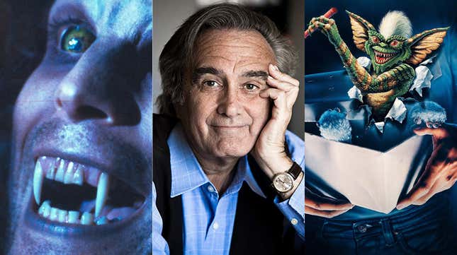 Photo collage of The Howling, director Joe Dante, and Gremlins