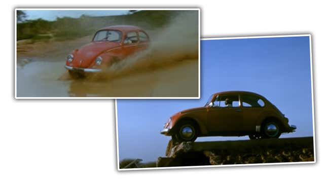Image for article titled A Famous French Film Director Once Shot A Bunch Of Gag VW Beetle Ads In Africa