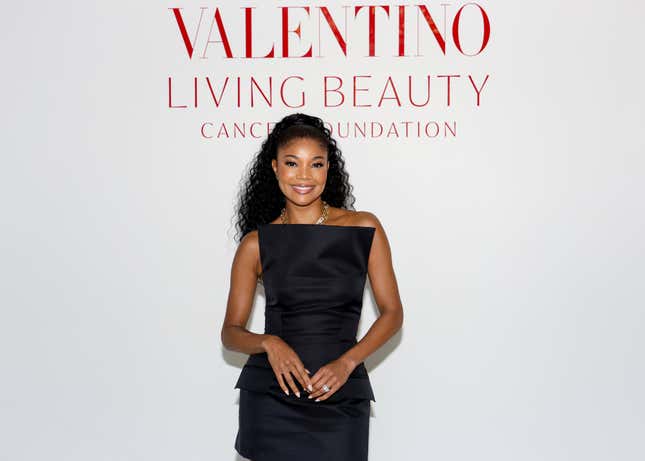 Gabrielle Union at the Living Beauty Spring Luncheon and Fundraiser with Valentino held at a private residence on May 8, 2024 in Beverly Hills, California.