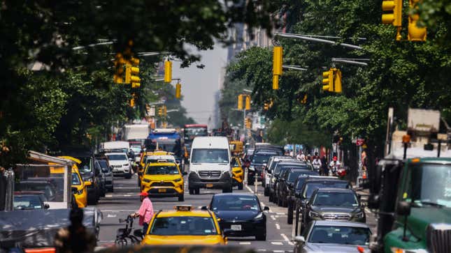 Une photo de la circulation à New York. 