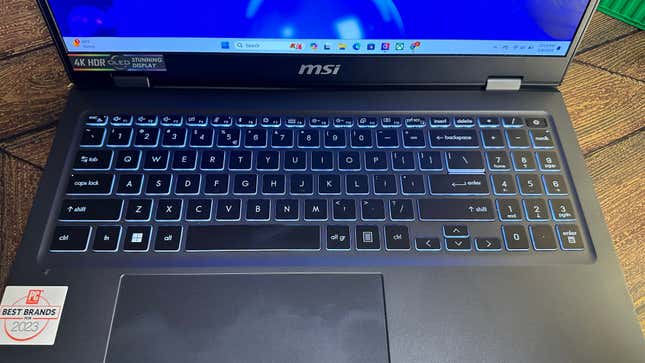 Image for article titled MSI Prestige 16 AI EVO Review: A Great Work Laptop, but Not Quite the AI Promised Land
