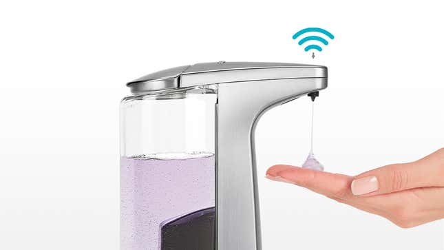 Simplehuman 8 oz. Touch-Free Soap Dispenser - Battery | $40 | 20% Off
Simplehuman 9 oz. Touch-Free Soap Dispenser - Rechargeable | $56 | 20% Off
