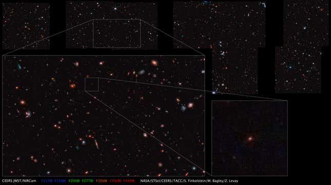 A light red dot may be one of the most ancient galaxies yet known.