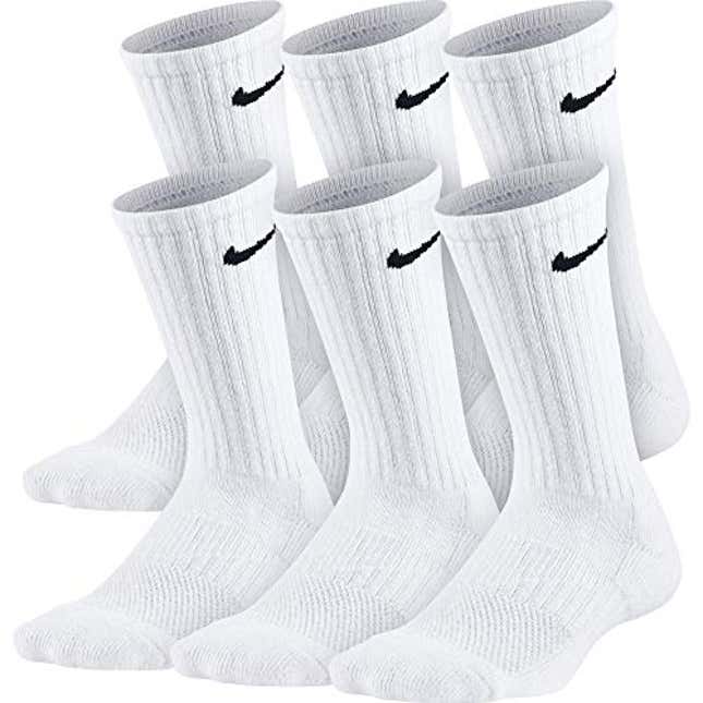 Image for article titled Nike Kids' Everyday Cushion Crew Socks (6 Pairs), Now 12% Off