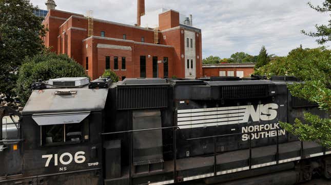 A Norfolk Southern train