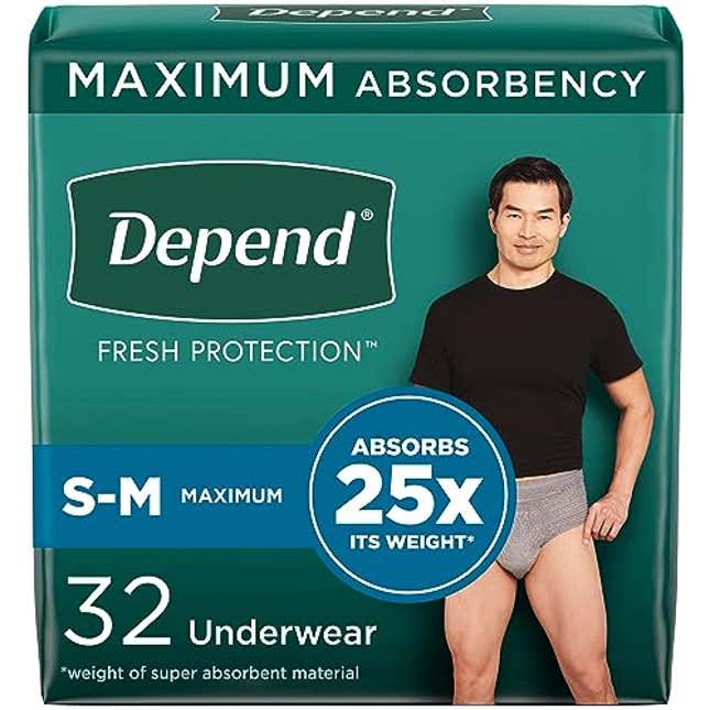 Depend Fresh Protection Adult Incontinence Underwear for Men (Formerly ...