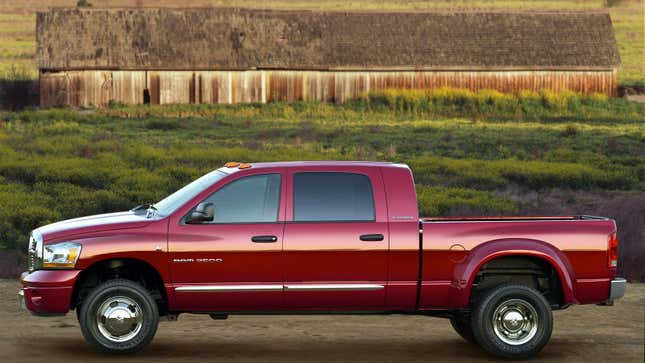 A photo of the Rame 3500 Mega Cab pickup truck. 