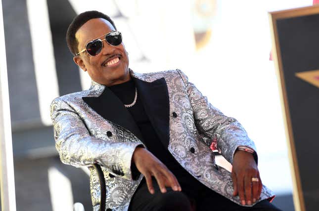 Charlie Wilson attends his Hollywood Walk of Fame star ceremony on January 29, 2024 in Los Angeles, California.