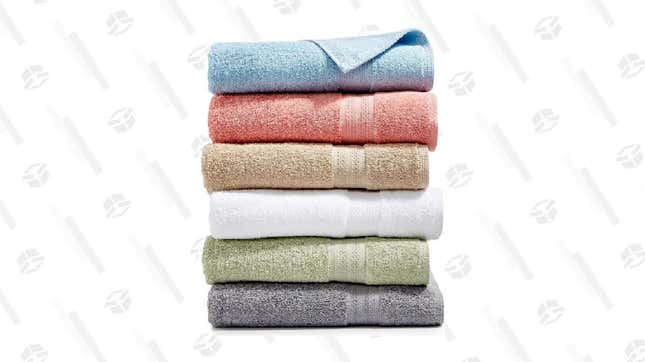 Sunham Soft Spun Cotton Bath Towels (27&quot; x 52&quot;) | $7 | Macy’s | Promo Code SUMMER