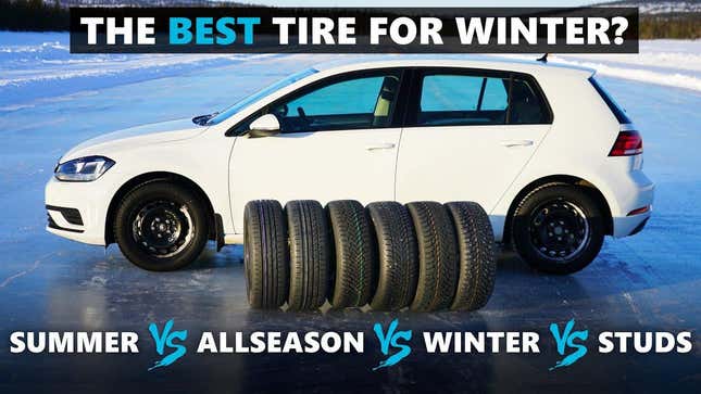 Image for article titled Why Studded Winter Tires Aren&#39;t Always The Best