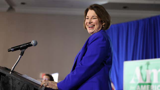 Image for article titled And Here Is a Short Clip of Amy Klobuchar Telling Voters a Story About Her 4th Grade Spanish Class