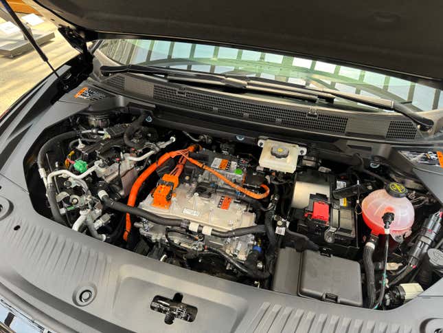 Under the hood of a 2024 Chevrolet Equinox EV