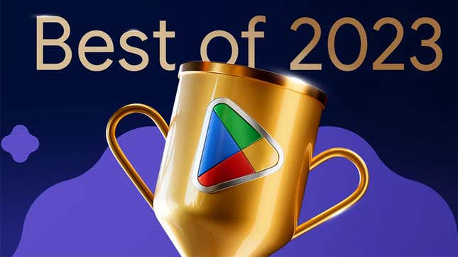 A photo of Google's Best of 2023 app awards 