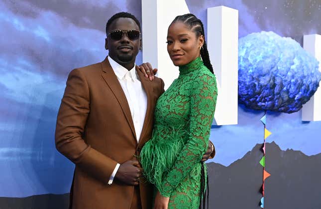 Daniel Kaluuya and Keke Palmer attend the UK premiere of “NOPE” at Odeon Luxe Leicester Square on July 28, 2022 in London, England. (Photo by Kate Green/Getty Images for Universal)