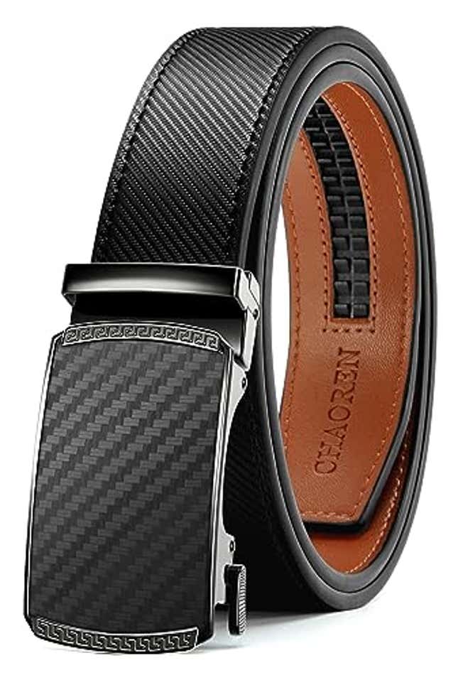 Image for article titled CHAOREN Leather Ratchet Belt Men, Now 15% Off