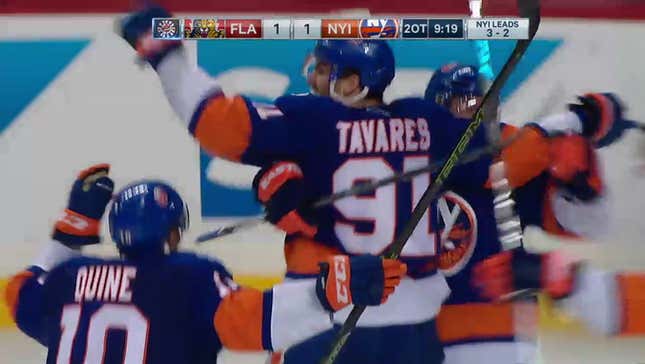Islanders Knock Out Panthers In Double-OT