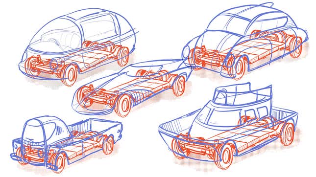 Image for article titled When Do We Start Seeing Some Weird EV Designs?