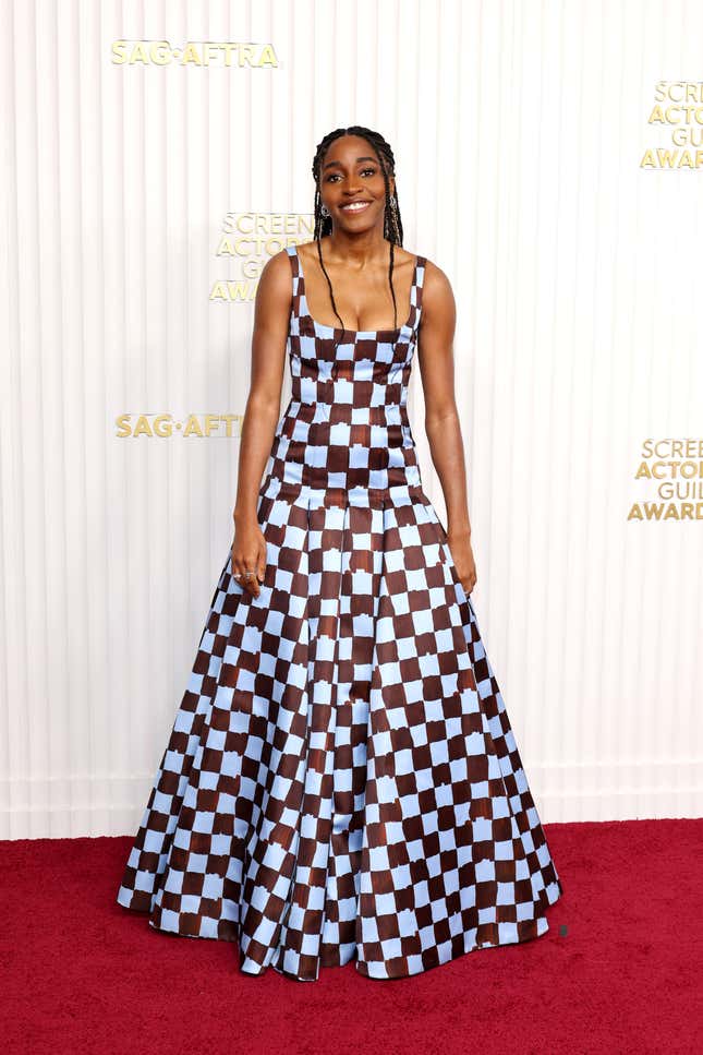 Image for article titled Black Stars Who Shut Down the 2023 SAG Awards Red Carpet