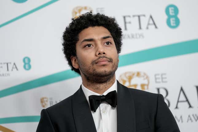 Chance Perdomo nimmt an den EE BAFTA Film Awards 2023 am 19. Februar 2023 in der Royal Festival Hall in London, England, teil.