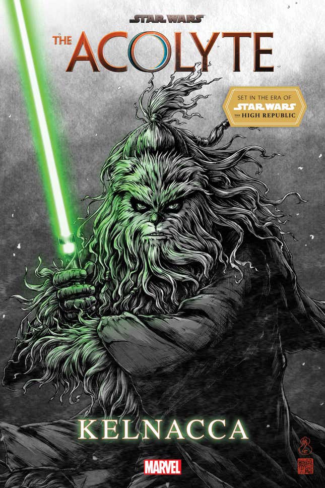 Star Wars: The Acolyte - Kelnacca #1 variant cover by Takashi Okazaki.