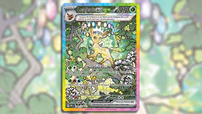 Image for article titled Pokémon&#39;s New Prismatic Evolutions Cards Are Selling For Crazy Money