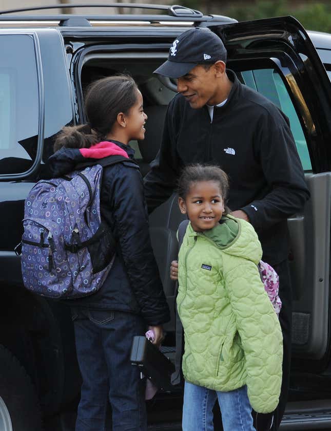 Image for article titled The Evolution of Malia and Sasha Obama