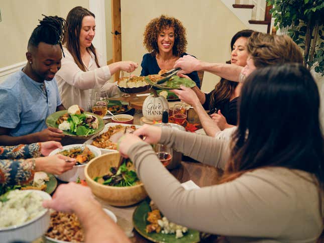 Image for article titled Remember The Woman Who Accidentally Invited Black Teen To Thanksgiving? Well, She&#39;s Back