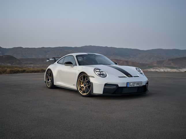 2025 Porsche 911 GT3 parked on black top