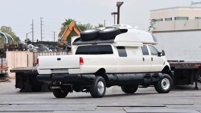 Image for article titled Someone Spent $6 Million Building A Massive Ford F-750 Motor Home