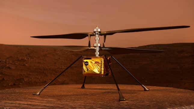 Image for article titled NASA Denies It Used the Doomed Log4j in Its Mars Ingenuity Helicopter