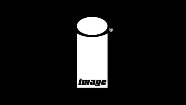 The Image Comics logo, a white letter "i" with the word "image across the bottom," against a black background.